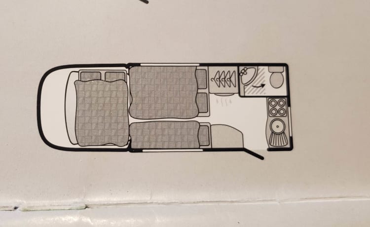 4 berth Fiat integrated from 2006