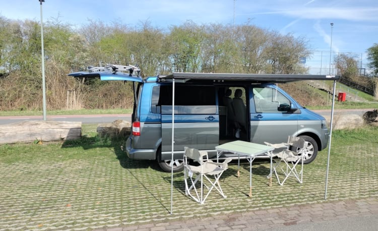 Ocean – Verse Oceaandroom: VW T5 Camper Klaar voor Avontuur