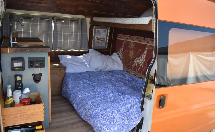 Bertha – Omgebouwde Ford Transit camper