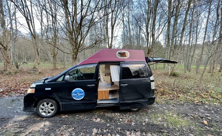 Max – Camping-car mignon et rustique chauffé - hors réseau (camp d'hiver idéal)