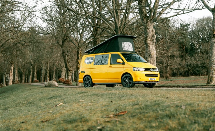 4 berth Volkswagen campervan from 2015