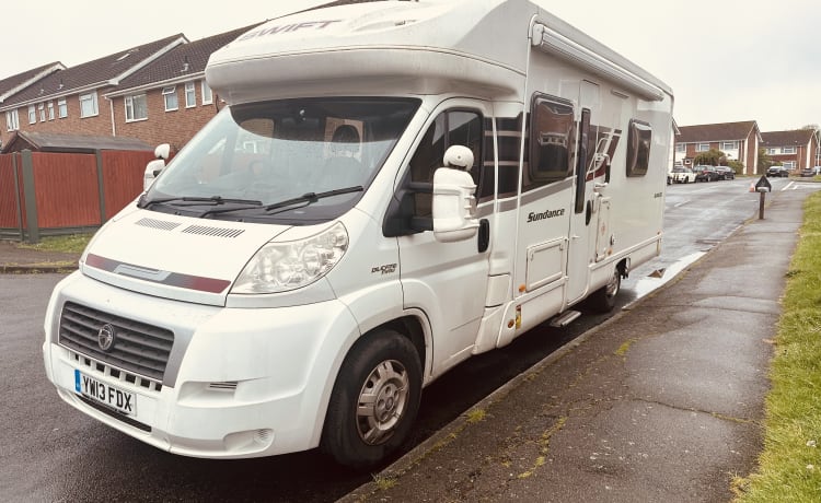 Boris – 4 berth Swift sundance. 