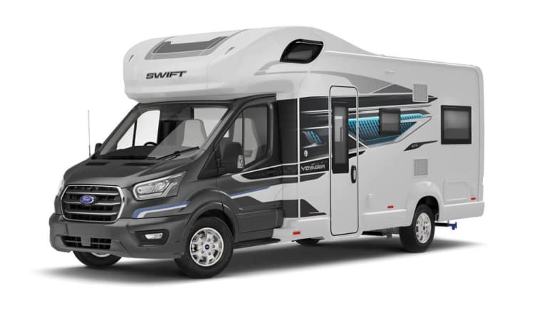 BZT – 2024 Swift Voyager 485 - 5 Berth Rear Fixed Bed