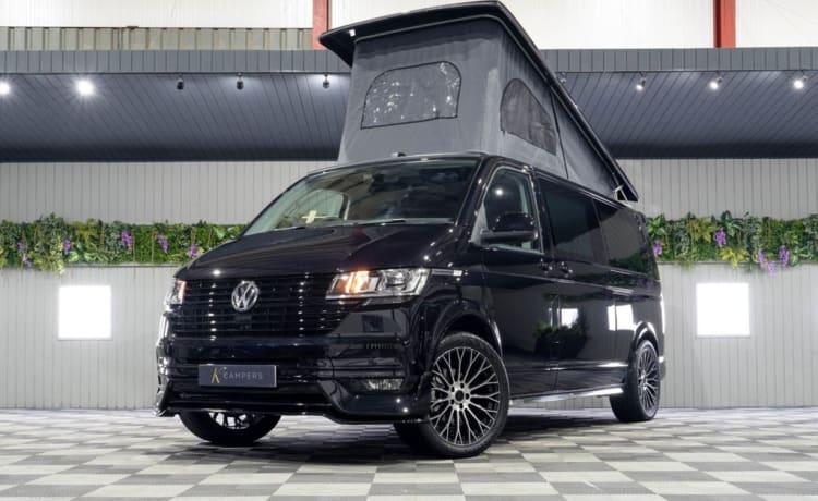 Black VW – 4 berth Volkswagen campervan from 2023