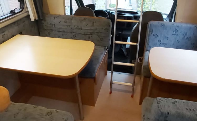 Spacious family camper