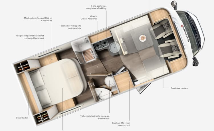 14 – Luxus-Automatikcamper mit Queensize-Bett für 2 Personen!