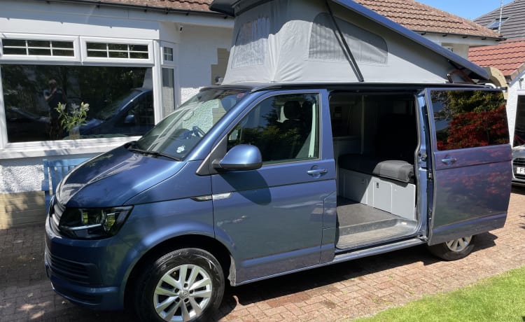 4 berth Volkswagen campervan from 2018