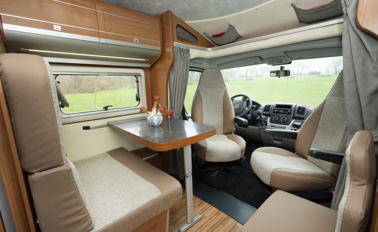 Aangenaam op de weg – 4p Fiat Ducato Giottiline Teilintegrierter aus dem Jahr 2011