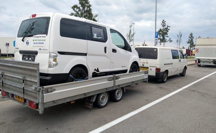 Ecamper – E-camper Nissan ENV200 Elektrische compacte buscamper voor 2 personen