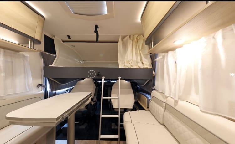 Itineo CS 600: Il camper integrale familiare compatto ideale!