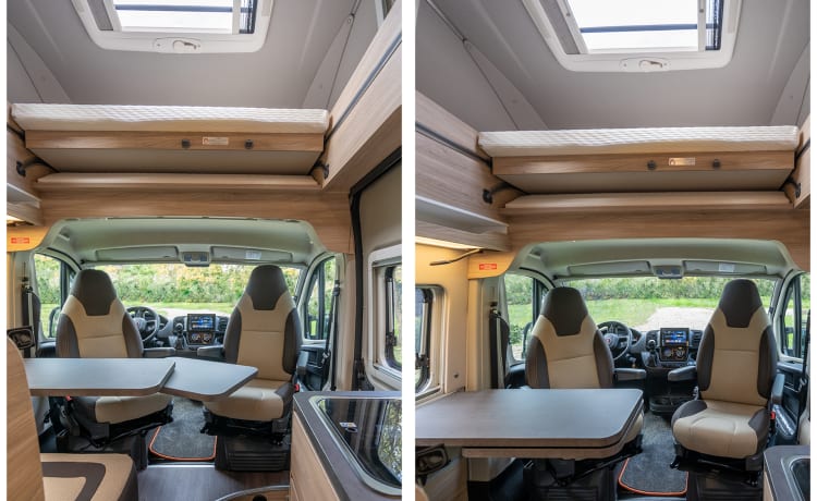 Easy rider family – Camper super compatto per 4 persone con 4 !! posti letto e distributore automatico