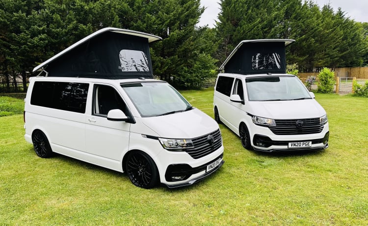 4 berth Volkswagen Transporter campervan from 2020