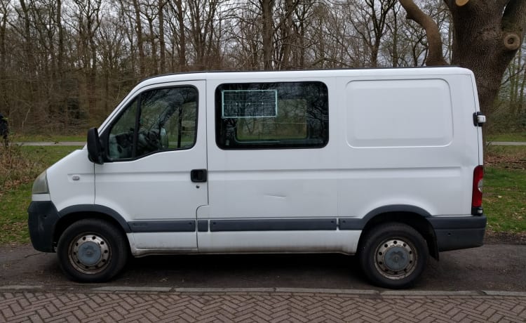 Zelfbouw camper uit 2010, 9 personen