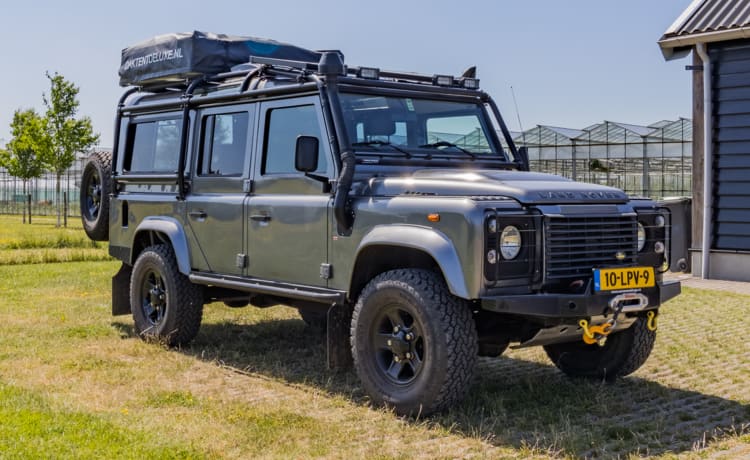 Louver – 2/3p Landrover defender 110. Complete Inbouw voor jou comfortabele avontuur