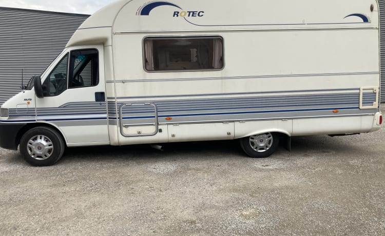 Fijne 4p Fiat camper 