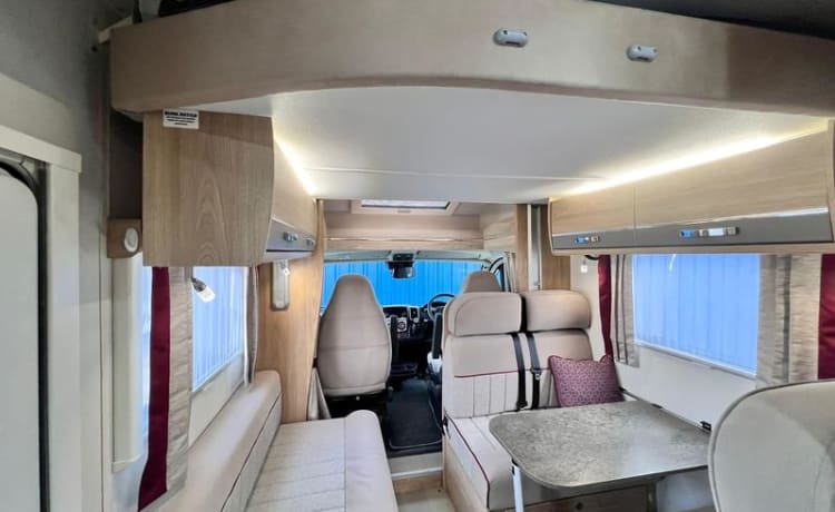 Majestic – Our fully loaded 6 berth Eldiss motorhome