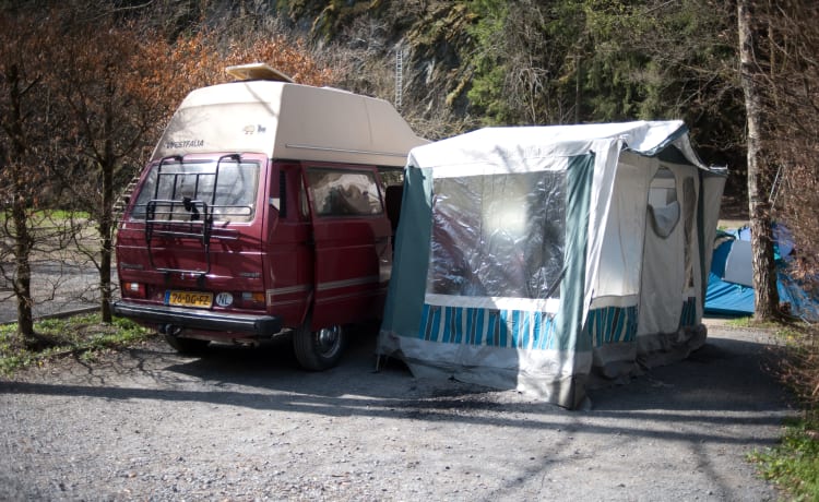 Mooie complete VW T3 Westfalia club joker te huur 