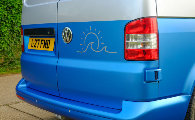 4-persoons Volkswagen campervan uit 2013