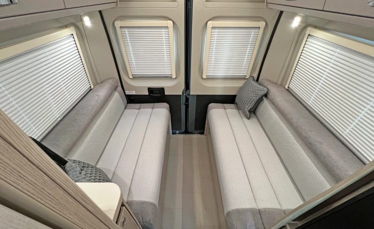 Betty George – Elddis 4-Bett-Campervan mit Automatik, 2024