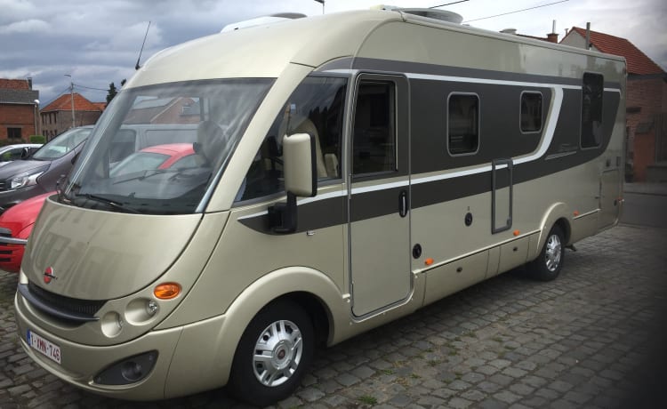 luxueuze mobilhome integraal Bûrstner