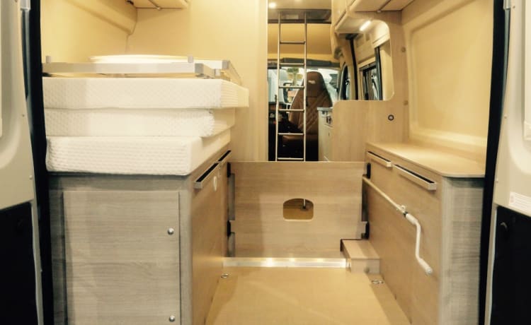 Brand new 4 p Bustner full-option campervan for the biggest adventures