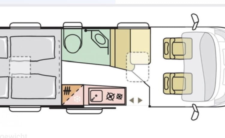 Onyx – Design Wohnmobil Adria Twin Suprème Fiat Ducato 2300cc 2021 3p alle Optionen