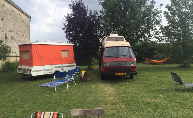 Mooie complete VW T3 Westfalia club joker te huur 