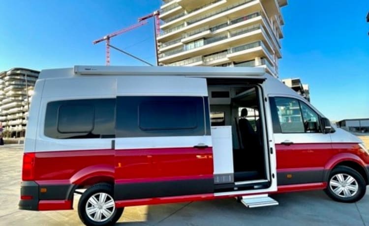 Cherry Red – Nuovo Grand Caliofornia Camper 680 Cherry Red