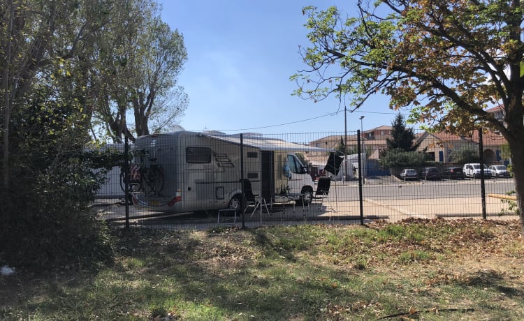 Hymer semi-integrated motorhome