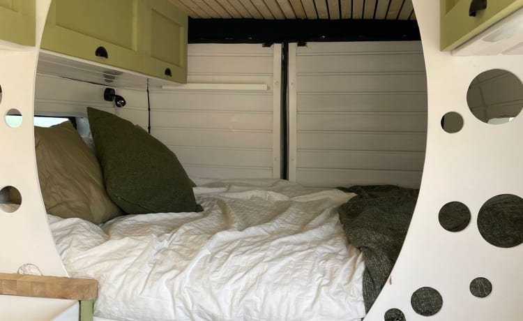 3-Bett-Citroën-Relais, bereit für netzunabhängiges Reisen