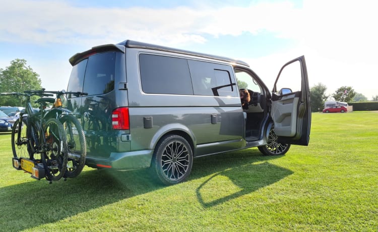 Nelly – 2017 VW T6 Camper mit 4 Schlafplätzen