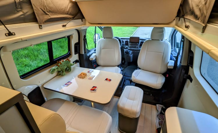 Comfortable 4-seater van