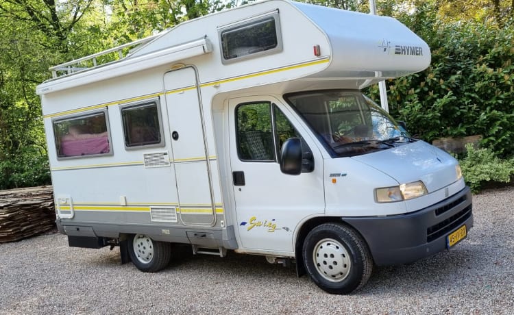 Gerestylde Fiat ducato Hymer 116pk uit 1998