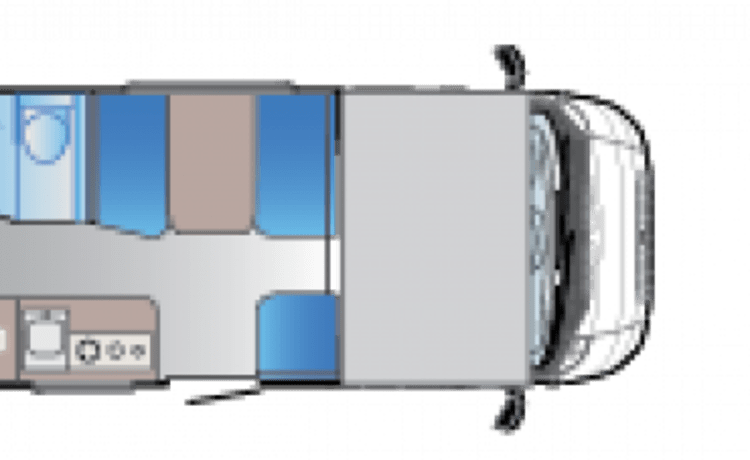 Queen F – Queen F – Brandneuer und luxuriöser Alkoven-Camper für 6 Personen