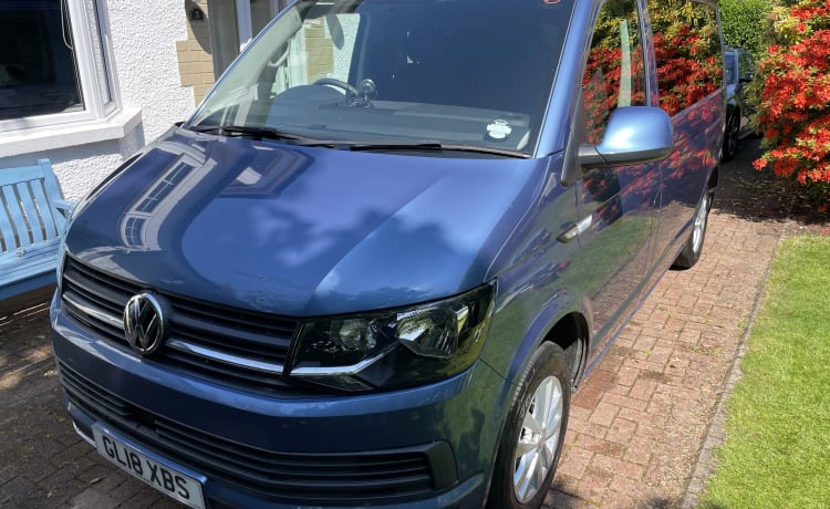 4 berth Volkswagen campervan from 2018