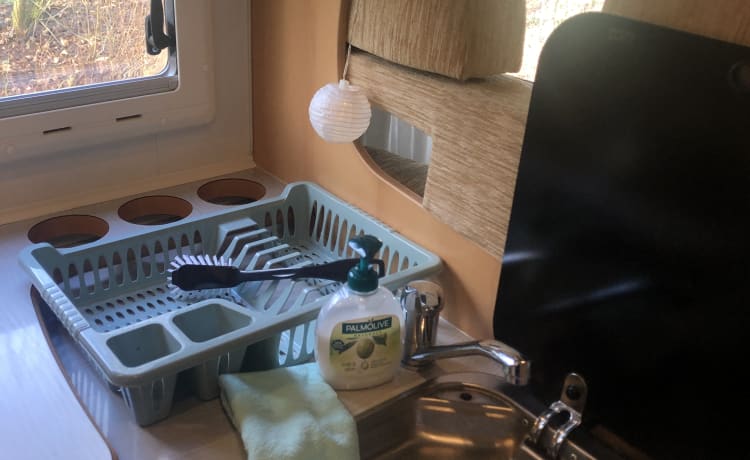 4/5 person Alcove Camper; like Backpacking, but now with the family!