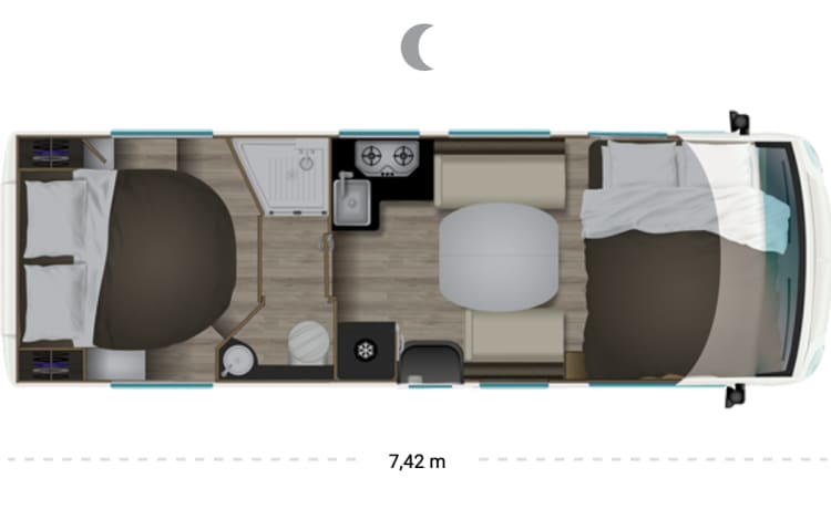 Brand new, Luxury 5p intergaal from 2024