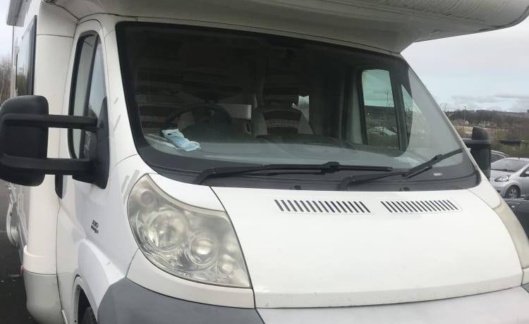 Big Bertha – Unser Sea Newlife (Fiat Ducato) bietet Platz für bis zu 7, 5 ist super bequem