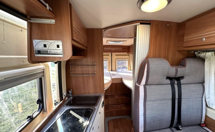 Bubble Globe – Camper autobus Fiat Globecar