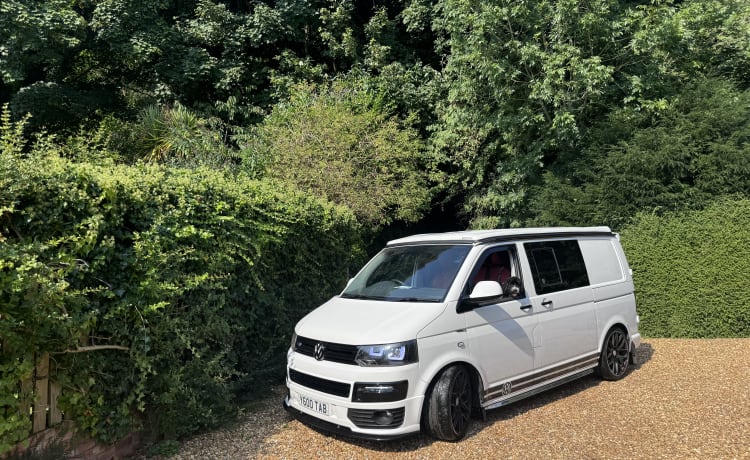 4 berth Volkswagen campervan from 2009