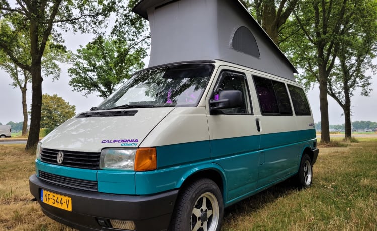 Dolly! – Go on an unforgettable road trip with this T4 Westfalia! KM-free!