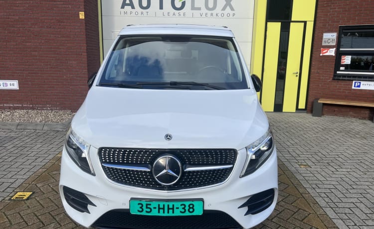 Marco Polo – 4 Persoon MARCO POLO- luxe uitgevoerde Mercedes Benz V Klasse