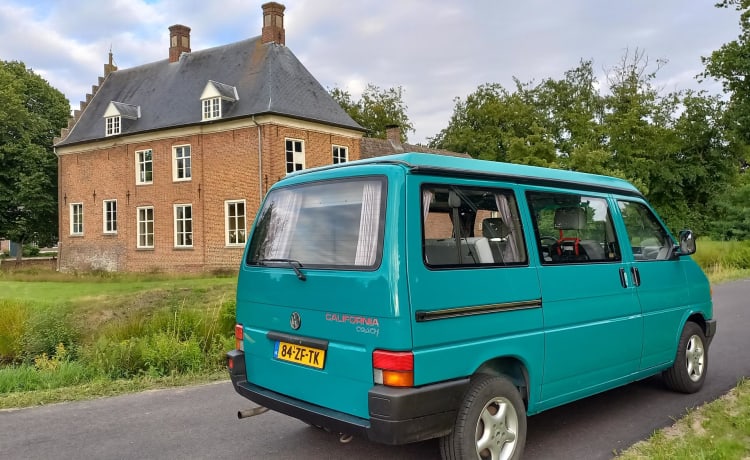 Kermit – Originele Volkswagen t4 California 1994 6 personen off-grid