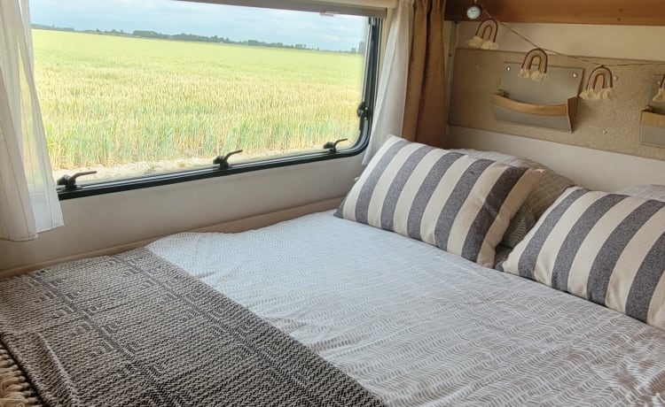 Pluk  – A wonderful 4-person Hymer! Low entry and ground floor