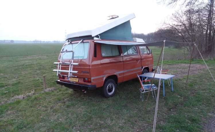 Choco! – Chocolate! Retro holiday bus for the ultimate road trip!