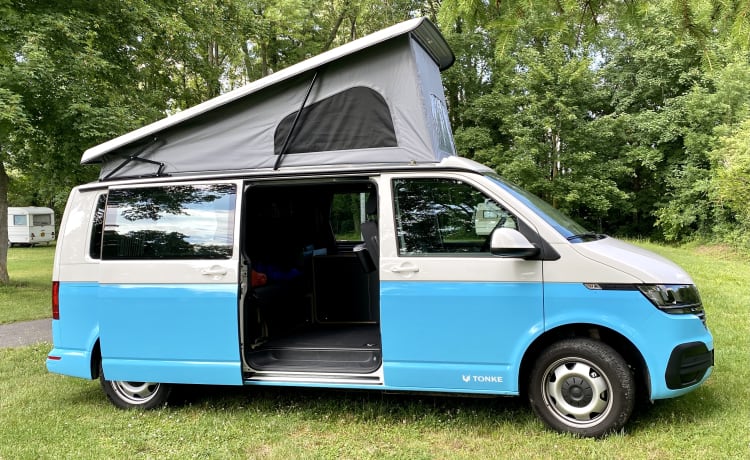 Wunderschöner VW-Wohnmobilbus Tonke XL (2021).