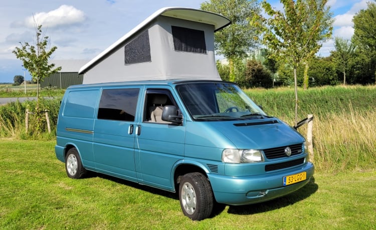 Huub –  avontuurlijke Volkswagen t4  camper 