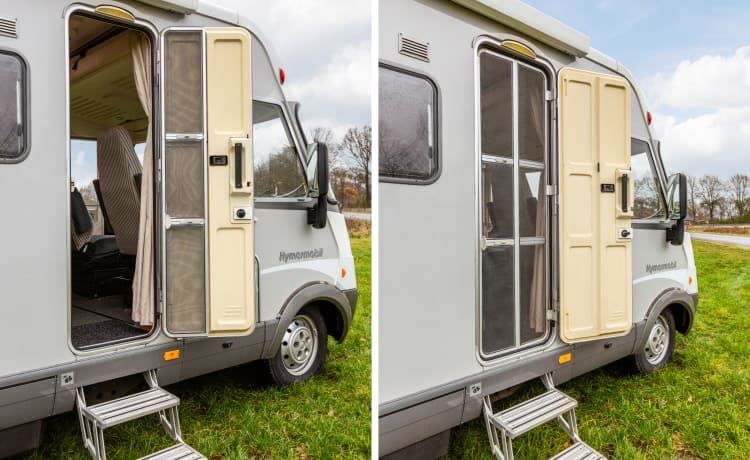 Voyagez confortablement avec 2 à 4 personnes dans cette machine !