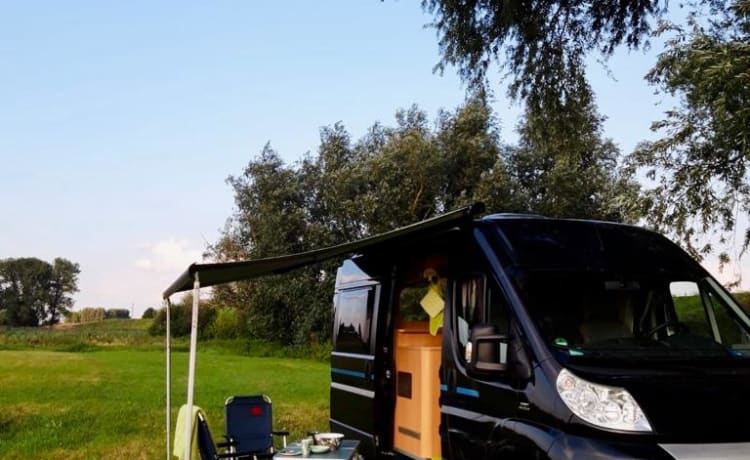 Rent a compact fully equipped bus camper?