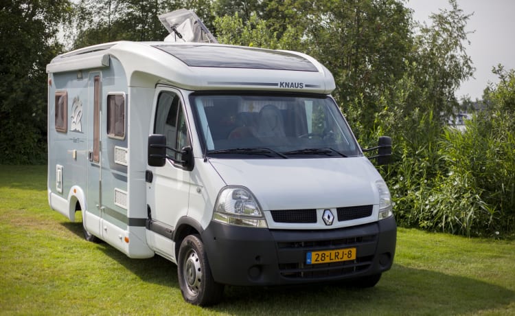 Sunny Boy – Camper 4 P Knaus Sun TI, letto grande, 2 x aria condizionata - regione di Nijmegen